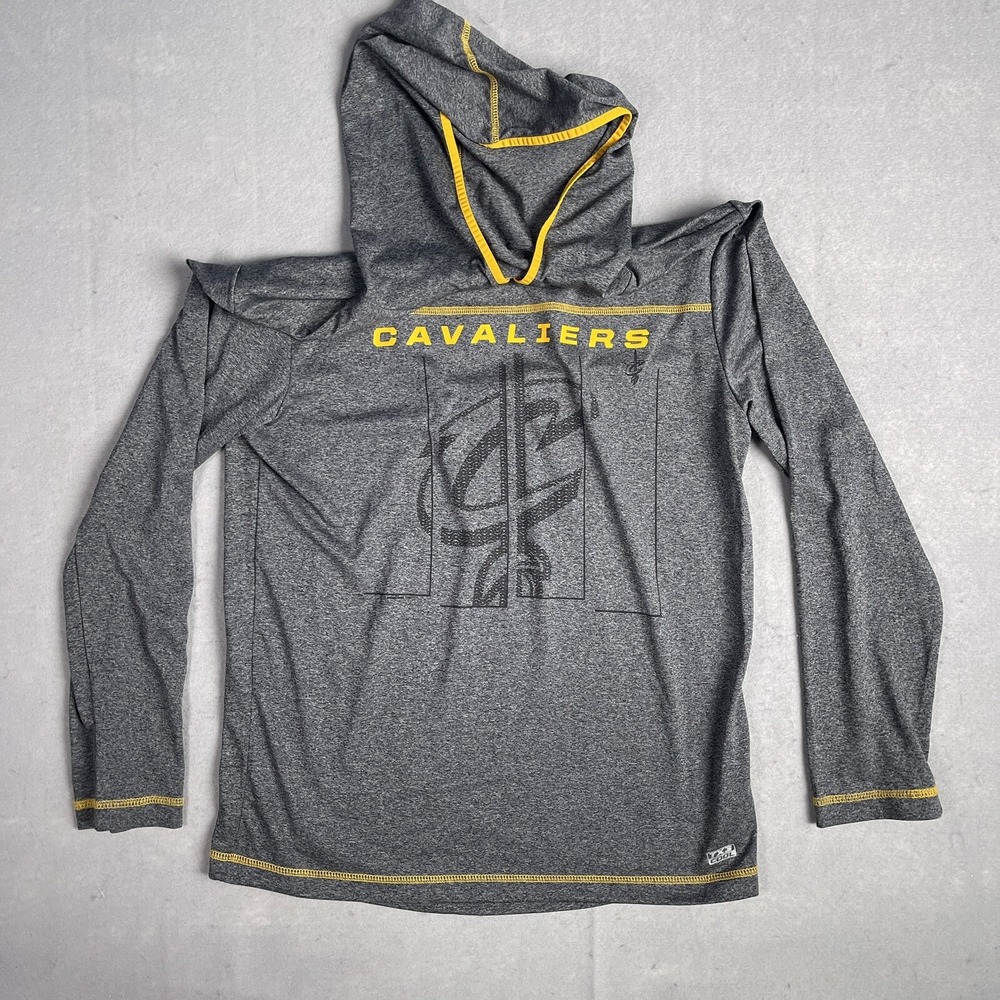 NBA‎ 3XT Cool Hoodie pull over Shirt men Medium Cleveland Cavs Long Sleeve